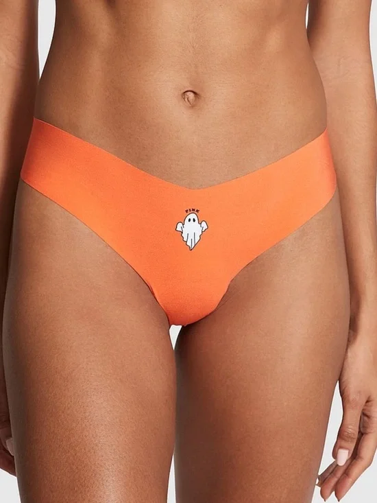 BRAND NEW VS PINK Orange Seamless Ghost Thong - Picture 4 of 4